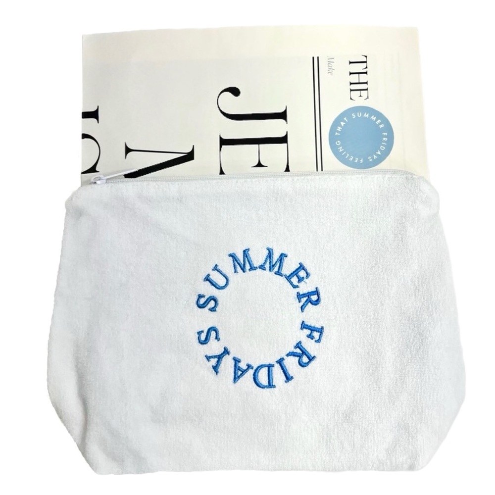Summer Fridays Terry Cloth Bag